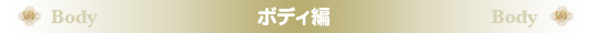 人気メニューランキング ボディ編